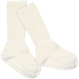 Gobabygo Off White Non Slip Socks Organic Cotton