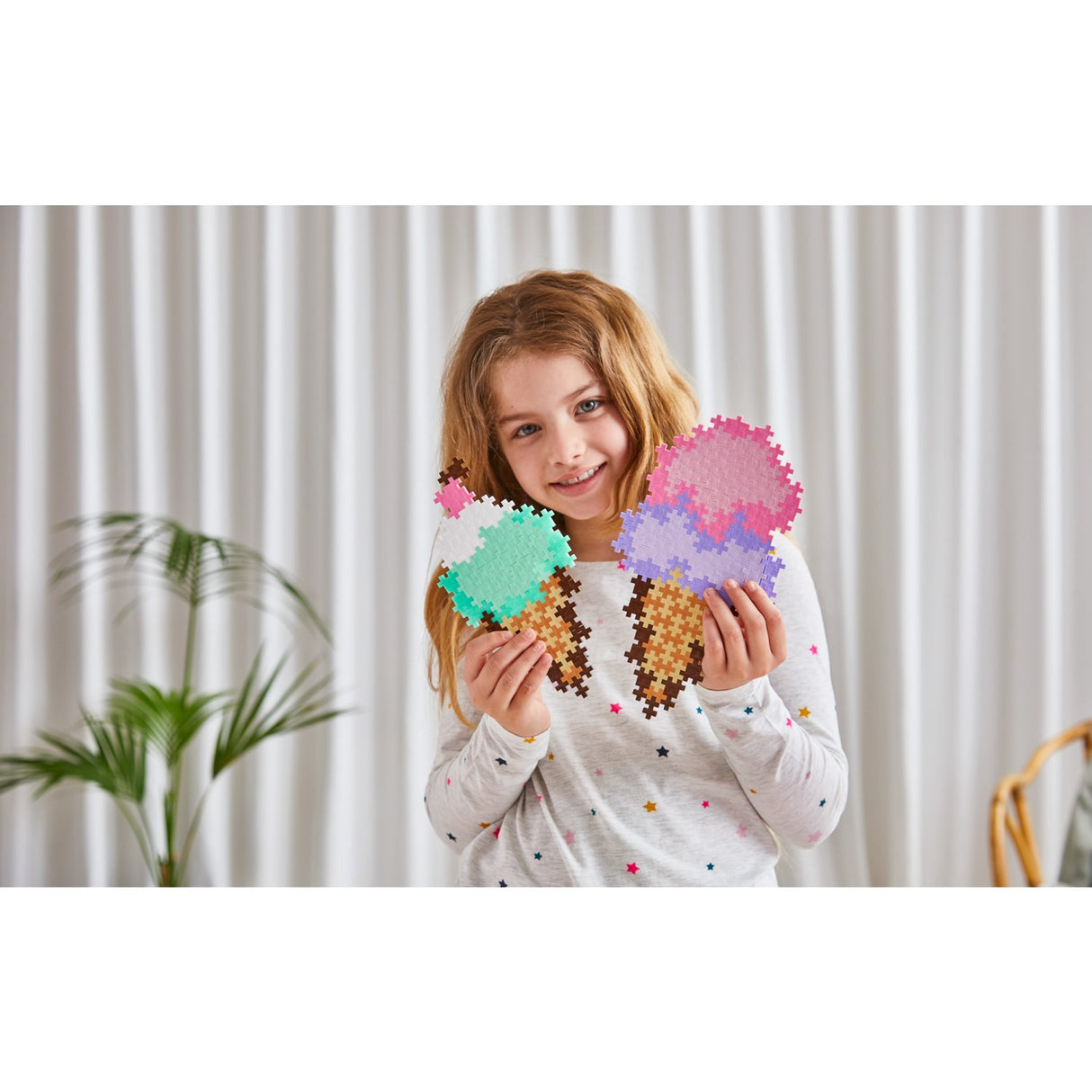 Plus-Plus Puzzle By Number Ice Cream Cones 250pcs