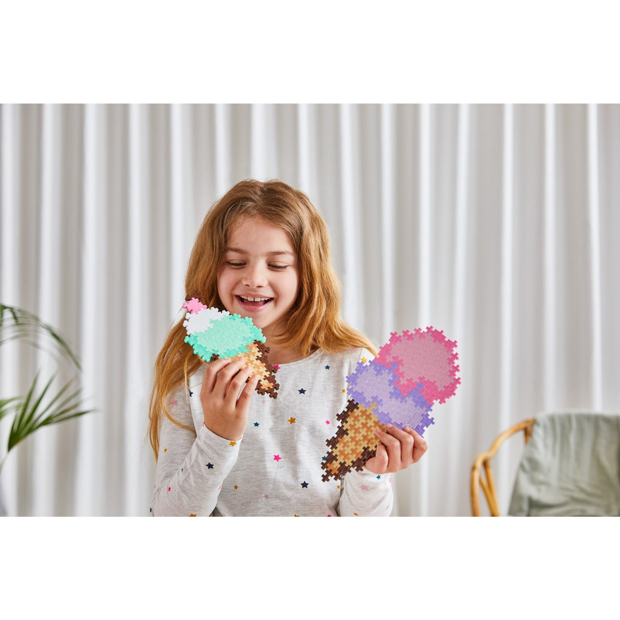 Plus-Plus Puzzle By Number Ice Cream Cones 250pcs