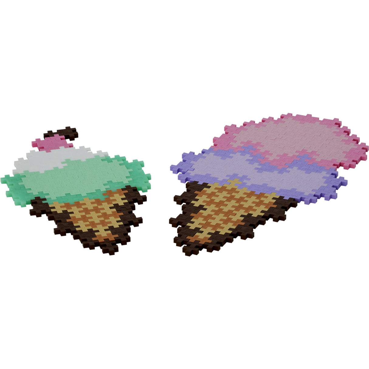 Plus-Plus Puzzle By Number Ice Cream Cones 250pcs