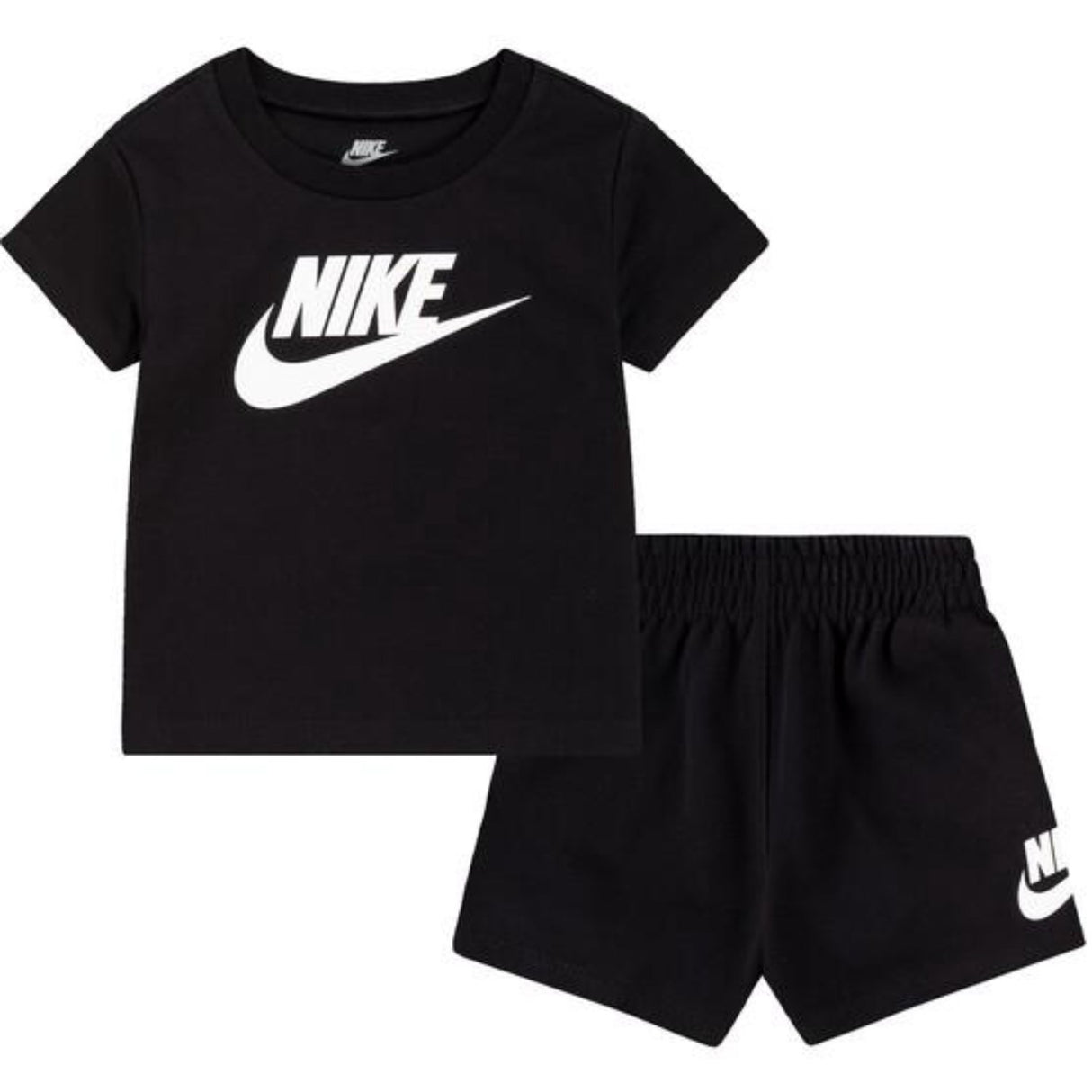 NIKE Black Club Tee & Shorts Set