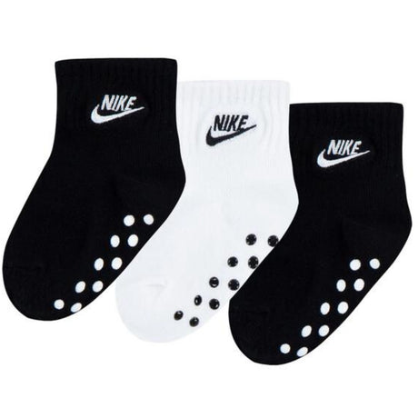 NIKE Black Core Futura Gripper Socks 3-Pack