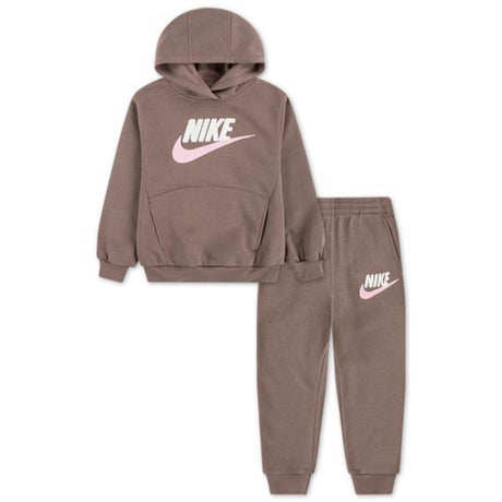 NIKE Mink Brown Club Chenille Flc Sweat Set