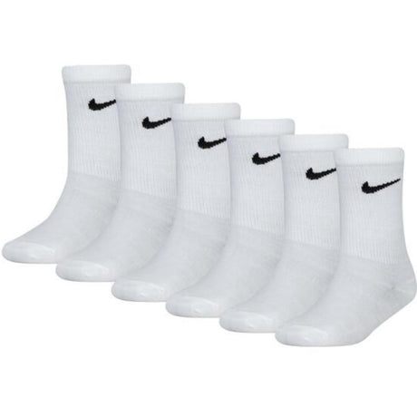 NIKE White Nike Colorful Pack Crew 6-Pack Socks