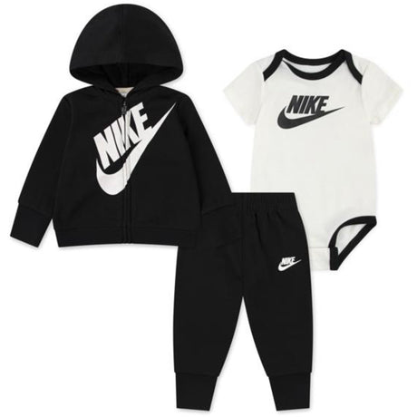 NIKE Black Sustainable 3Pc Fz Set