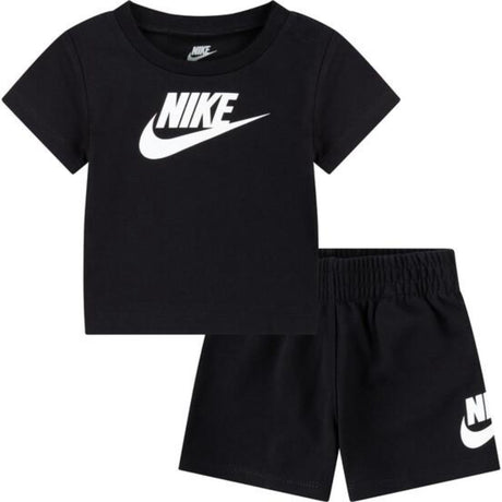 NIKE Black Club Tee And Shorts Set