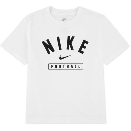 NIKE White Football Bcs Field Sport Tee