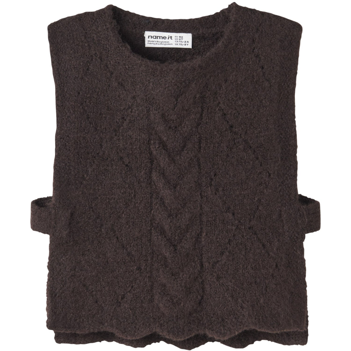 Name It Chocolate Plum Nmflea Knit Vest