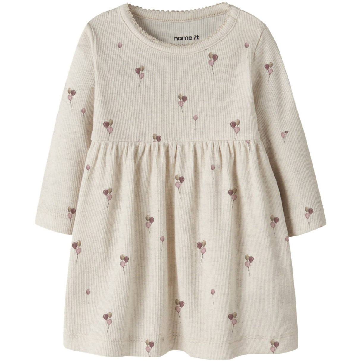 Name It Peyote Melange Nbfnabila Ls Dress Box