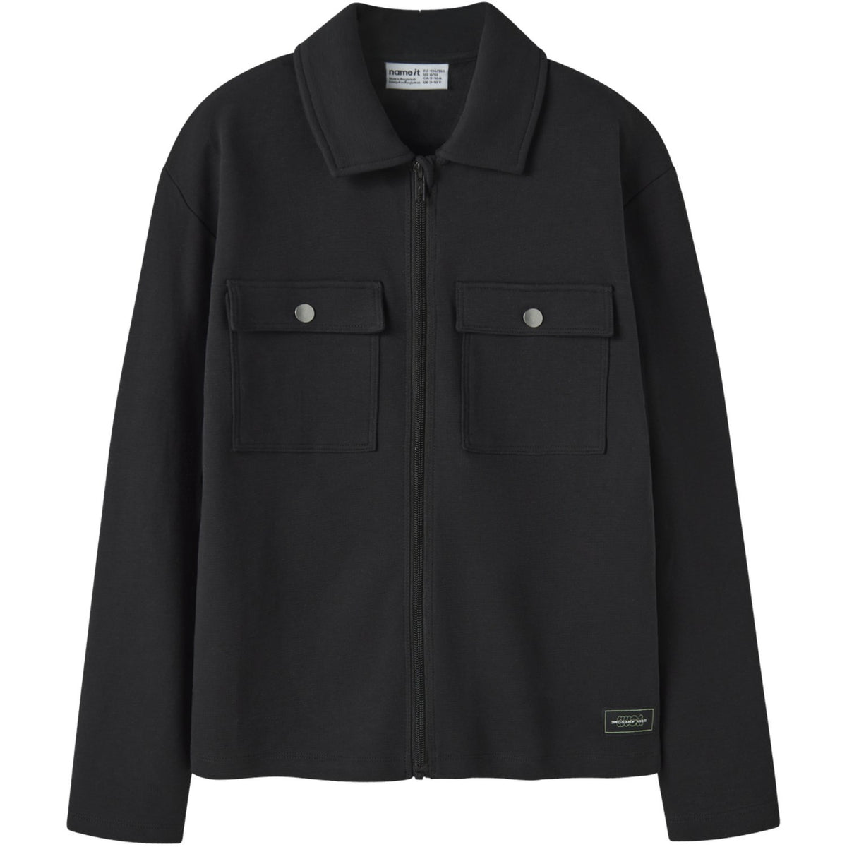 Name It Black Nkmniall Ls Nreg Overshirt