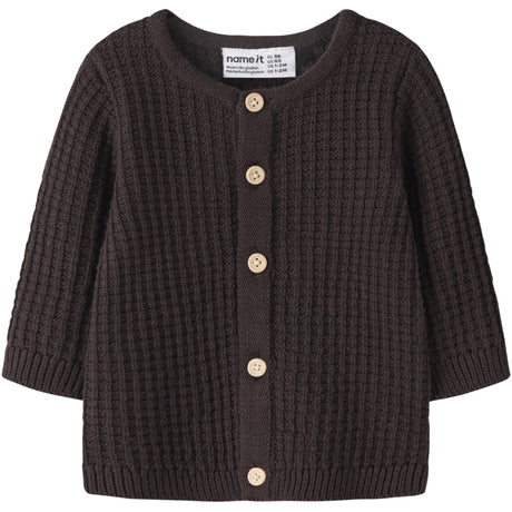 Name It Chocolate Plum Nbmolivar Ls Knit Card