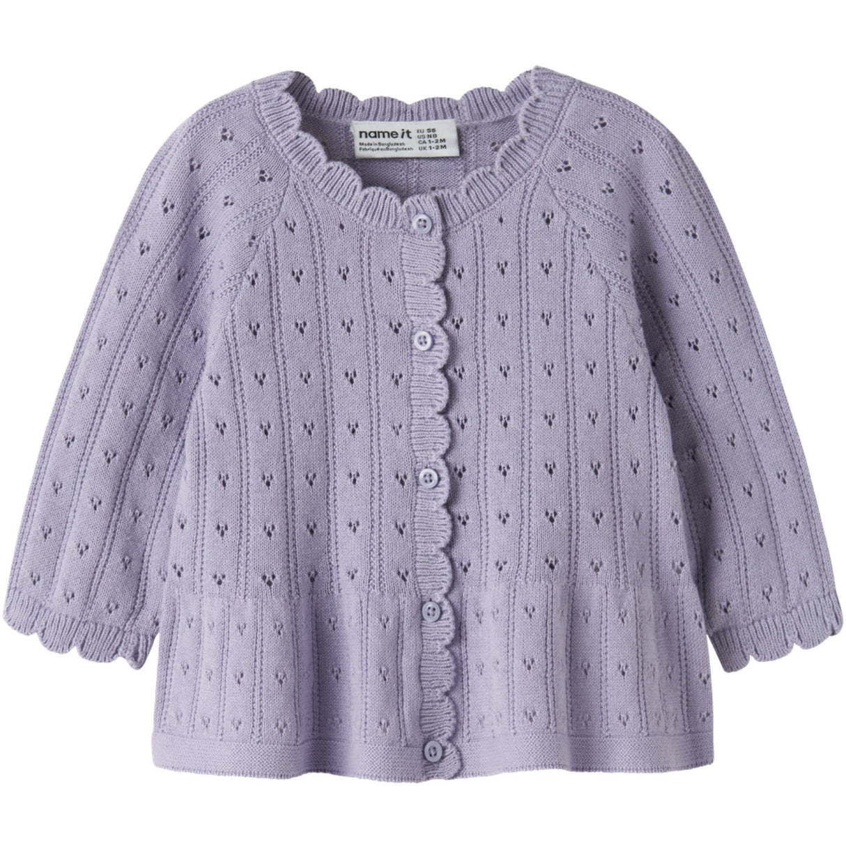 Name It Heirloom Lilac Nbfoxenia Ls Knit Card