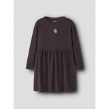 Name It Chocolate Plum Nmfonaya Ls Slim Dress Box
