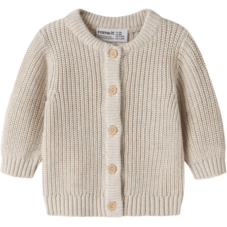 Name It Peyote Melange Nbnomark Ls Knit Card