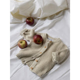 Name It Peyote Melange Nbnomark Ls Knit Card