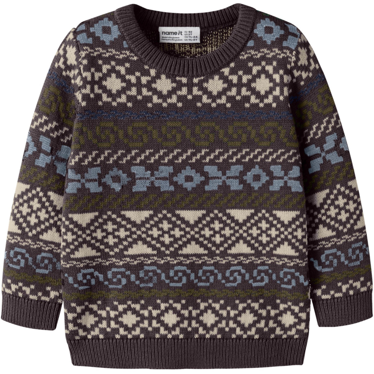 Name It Chocolate Plum Nmmolle Ls Knit