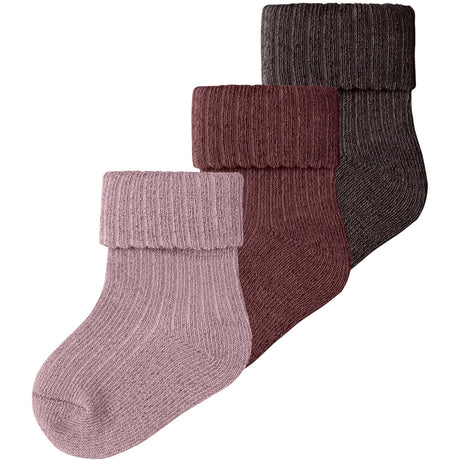 Name It Lilas Nbfnobba 3P Glitter Socks