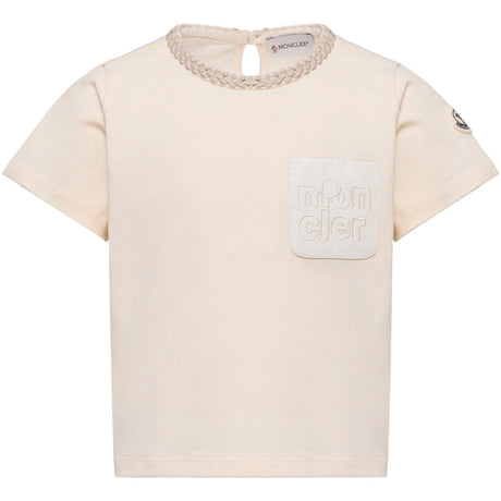 Moncler Cream Ss T-Shirt
