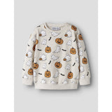 Name It Peyote Melange Nmnovar Nreg Sweat Box Bru