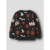 Name It Black Nmnovar Nreg Sweat Box Bru