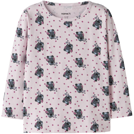 Name It Cradle Pink Nmfandrea Stitch Ls Nreg Top Wdi