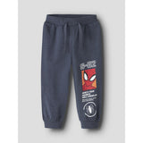 Name It Ombre Blue Melange Nmmactor Spider Nreg Swe Pants Bru Mar