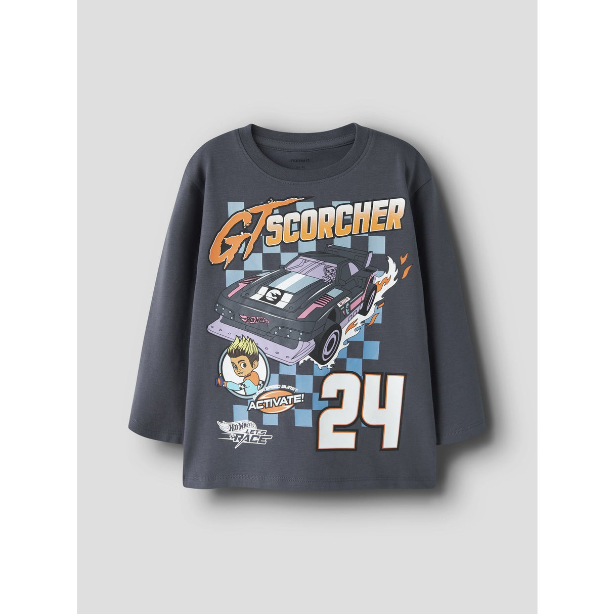 Name It Ombre Blue Nmmsteven Hotwheels Ls Nreg Top Mat