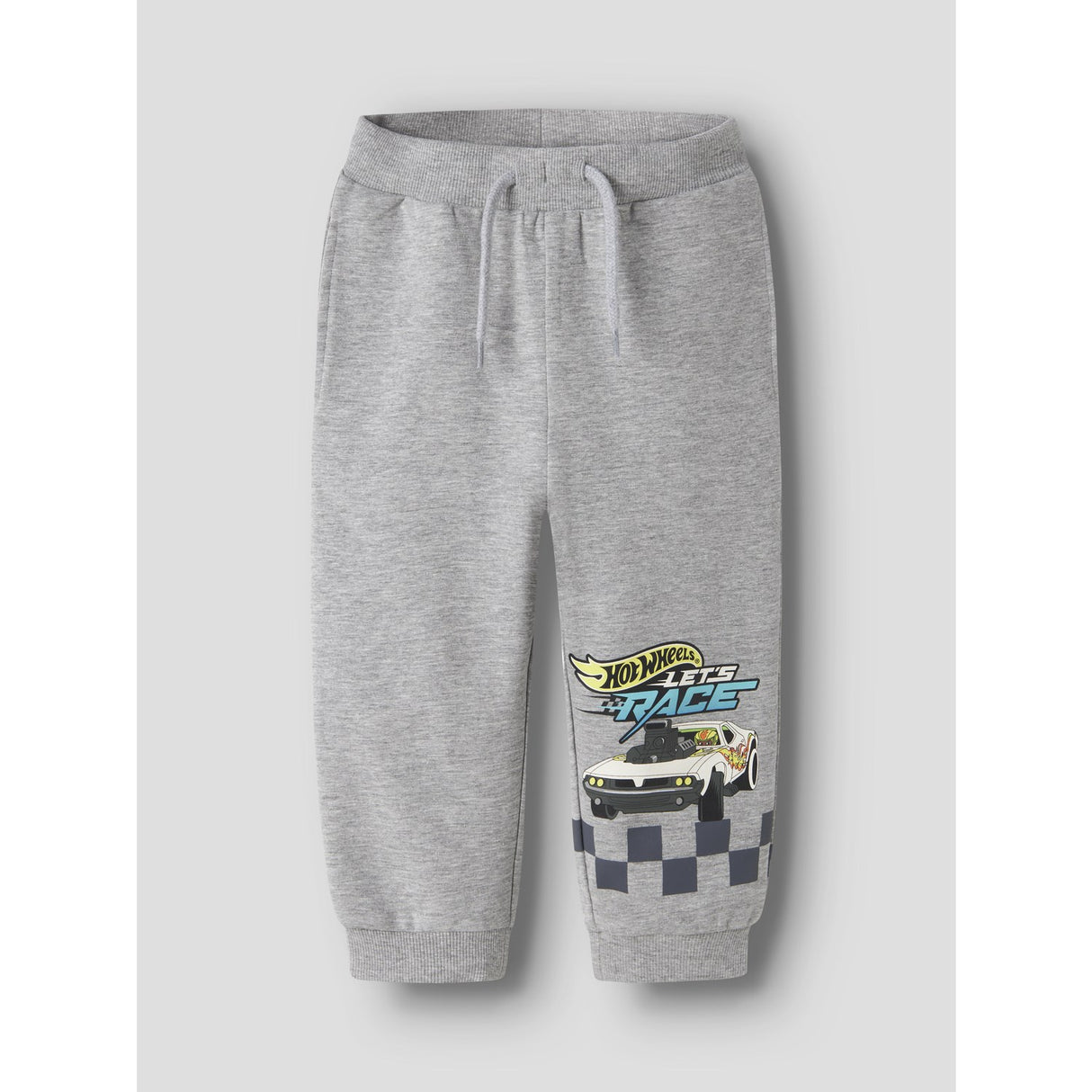 Name It Grey Melange Nmmsloan Hotwheels Nreg Sw Pants Bru Mat