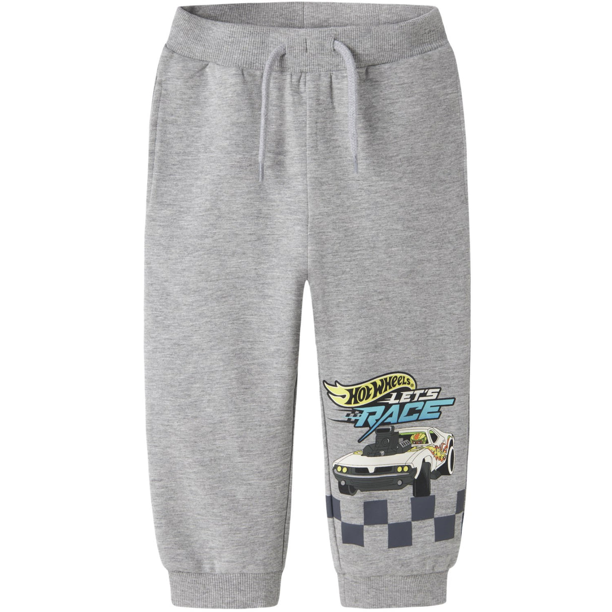 Name It Grey Melange Nmmsloan Hotwheels Nreg Sw Pants Bru Mat