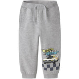 Name It Grey Melange Nmmsloan Hotwheels Nreg Sw Pants Bru Mat