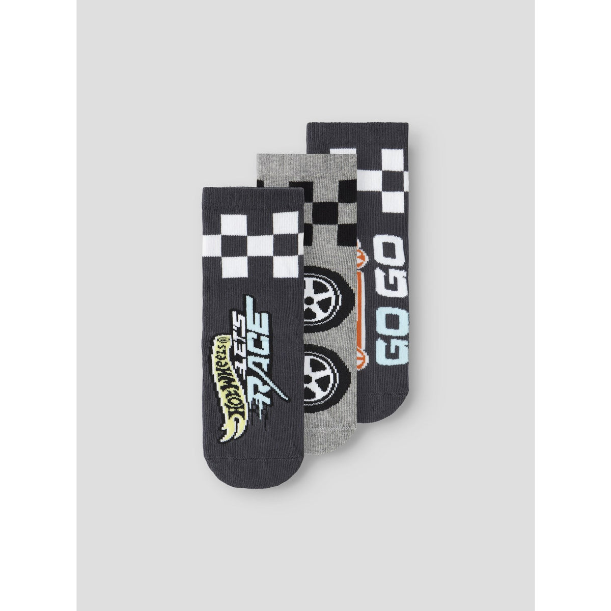 Name It Ombre Blue Nmmsofus Hotwheels 3P Socks Mat