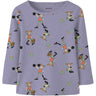 Name It Heirloom Lilac Nmfara Pippi Ls Slim Top Sky