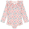 Konges Sløjd Lumina Rose Manuca Ls Swimsuit Grs