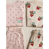 Konges Sløjd Rosewater Dot Lin Tee Set Gots