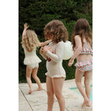 Konges Sløjd Rose Stripe Jade Ls Swimsuit