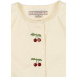 Konges Sløjd Cloud Cream Evia Cherry Dress Gots
