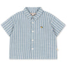 Konges Sløjd Trio Bleu Stripe Elliot Ss Shirt Gots