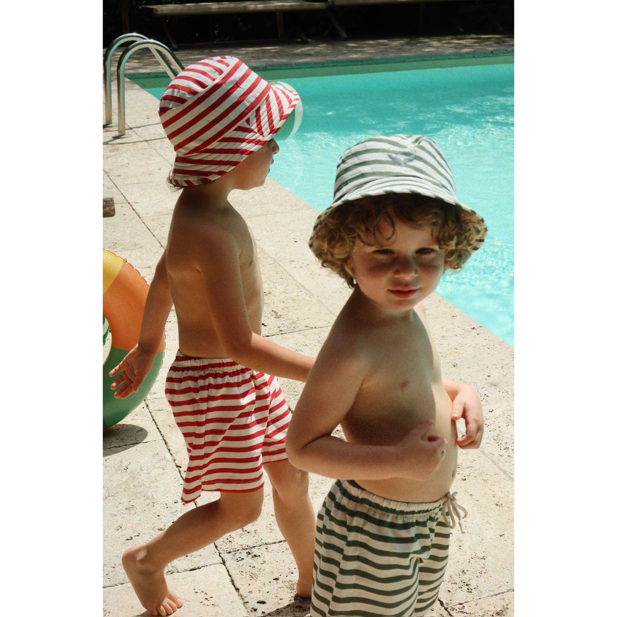 Konges Sløjd Stripe Verti Asnou Bucket Hat Grs