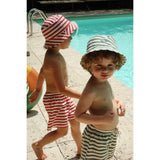 Konges Sløjd Stripe Rouge Asnou Bucket Hat Grs