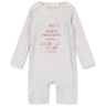 Konges Sløjd Stripe Bluie Aster Onesie Grs