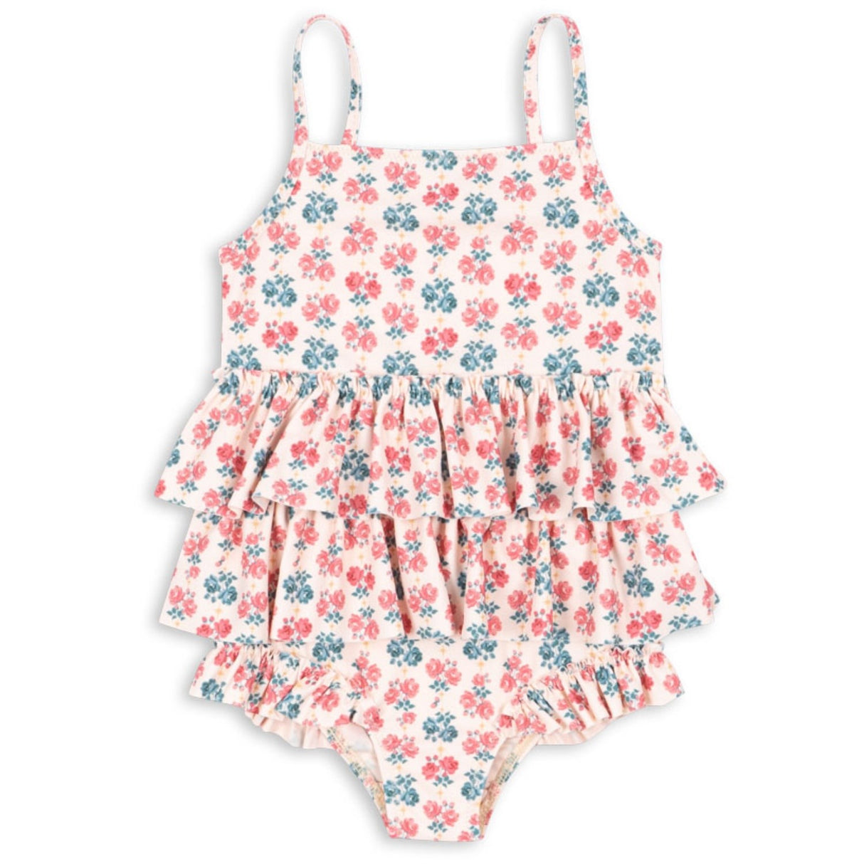 Konges Sløjd Lumina Rose Manuca Frill Swimsuit Grs
