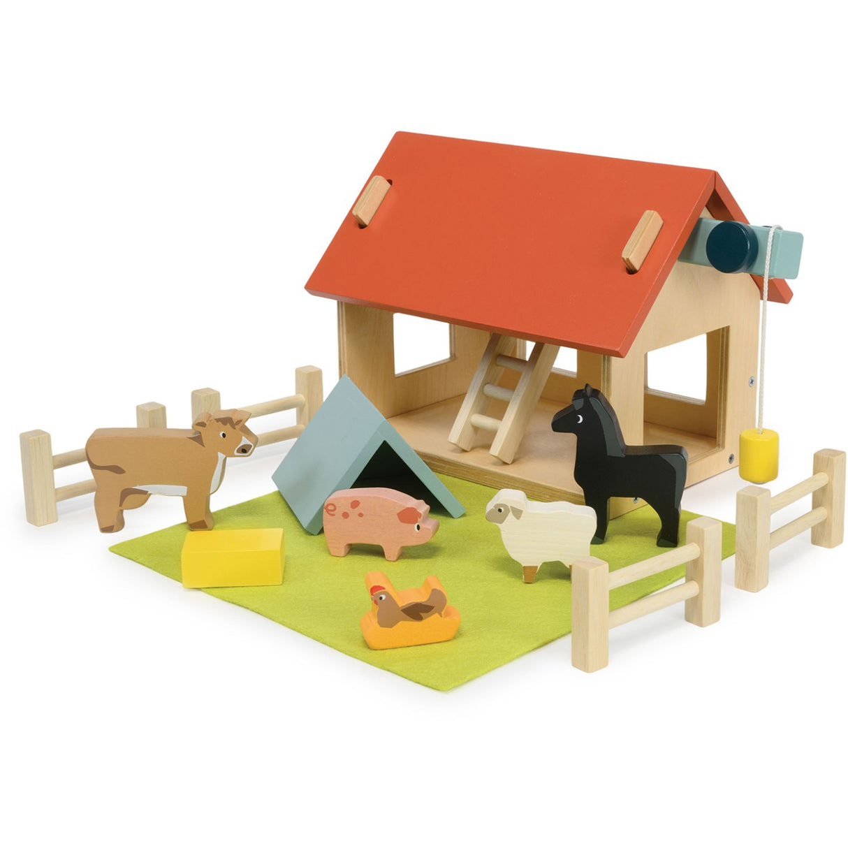 Mentari small barn with animals - my first farm