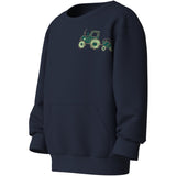 Name It Navy Blazer Tractor Green Nmmvugo Ls Nreg Sweat Bru