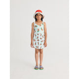 Bobo Choses Red Juicy Tomatoes All Over Reversible Hat