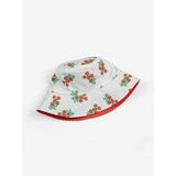Bobo Choses Red Juicy Tomatoes All Over Reversible Hat