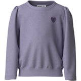 Name It Heirloom Lilac Heart Embroidery Nmfvima Ls Nreg Sweat Bru