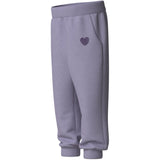 Name It Heirloom Lilac Heart Embroidery Nmfvima Nreg Swe Pants Bru