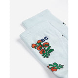 Bobo Choses Light Blue Juicy Tomatoes All Over Short Socks