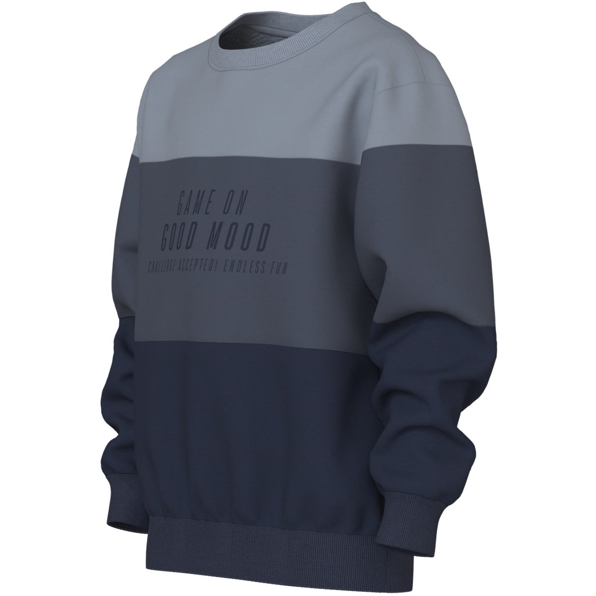 Name It Navy Blazer Game On Nkmvemil Ls Nreg Sweat Bru