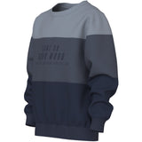 Name It Navy Blazer Game On Nkmvemil Ls Nreg Sweat Bru